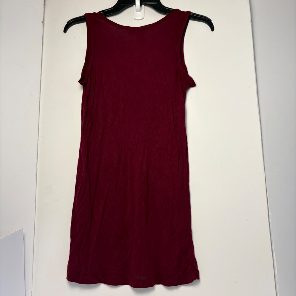 Miss Popular Dreamcatcher Tank Top Burgundy Gold Foil Dream On Dreamer Large NWT - Picture 2 of 5